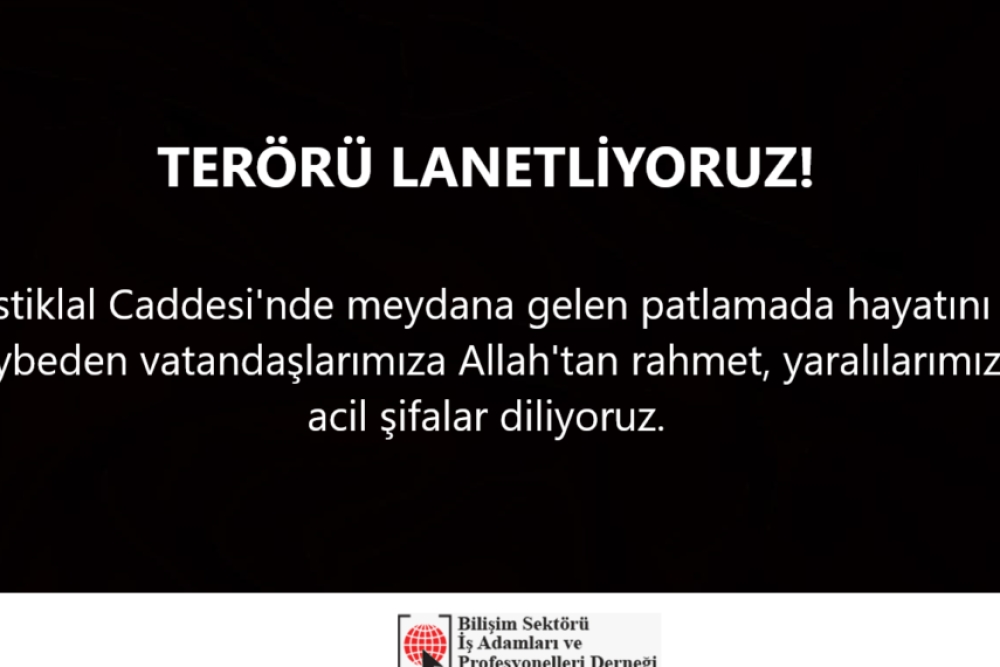 Terörü Lanetliyoruz!