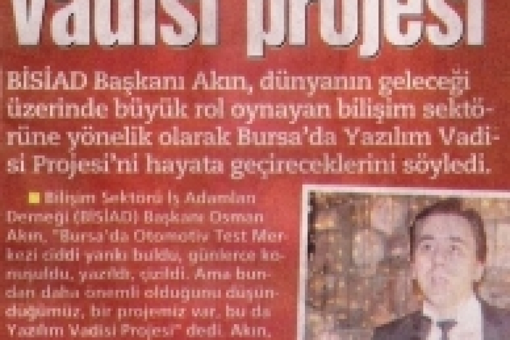 Hedef Yazılım Vadisi Projesi