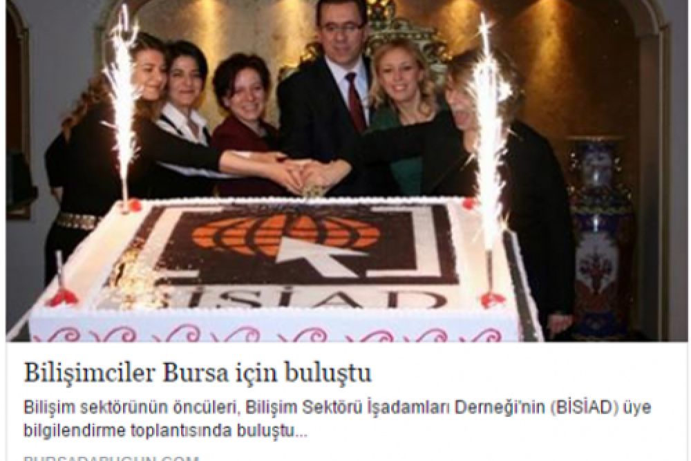 Bilişimciler Bursa İçin Buluştu... 