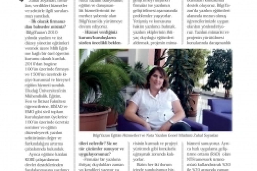 Nota Yazılım Genel Müdürü Zuhal Soyaslan:Yazılımda Katma Değer Büyük!