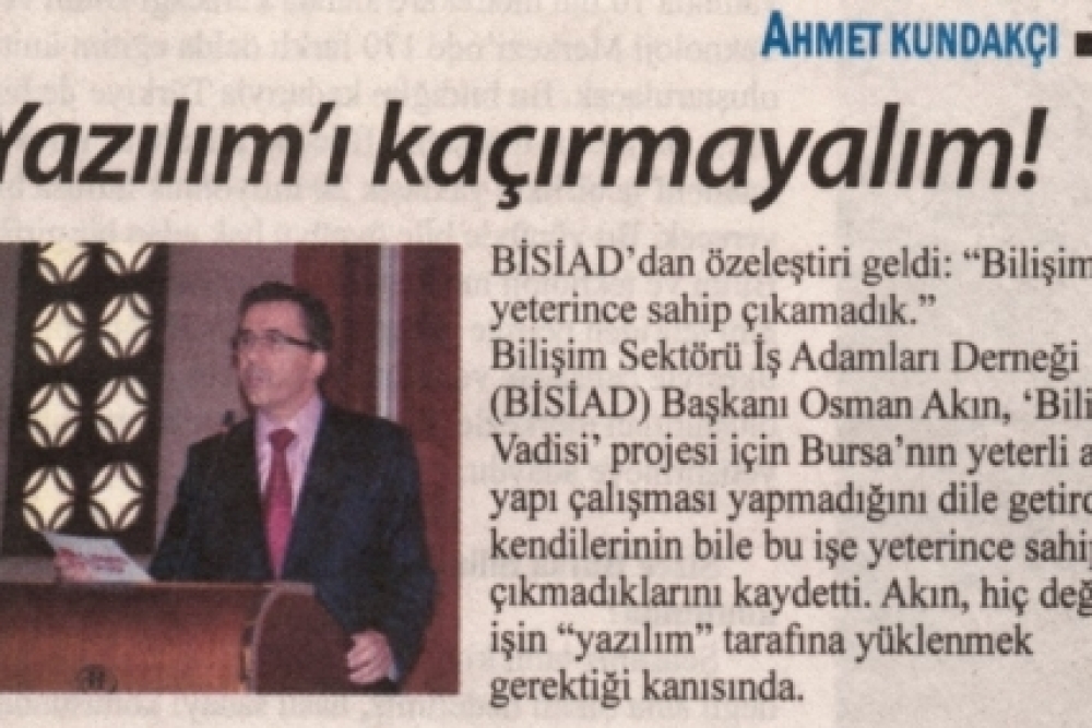 Yazılım'ı Kaçırmayalım