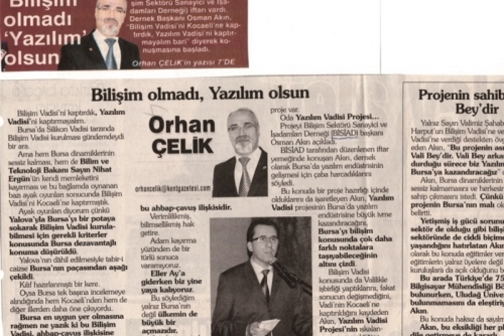 'Bilişim' Olmadı 'Yazılım' Olsun