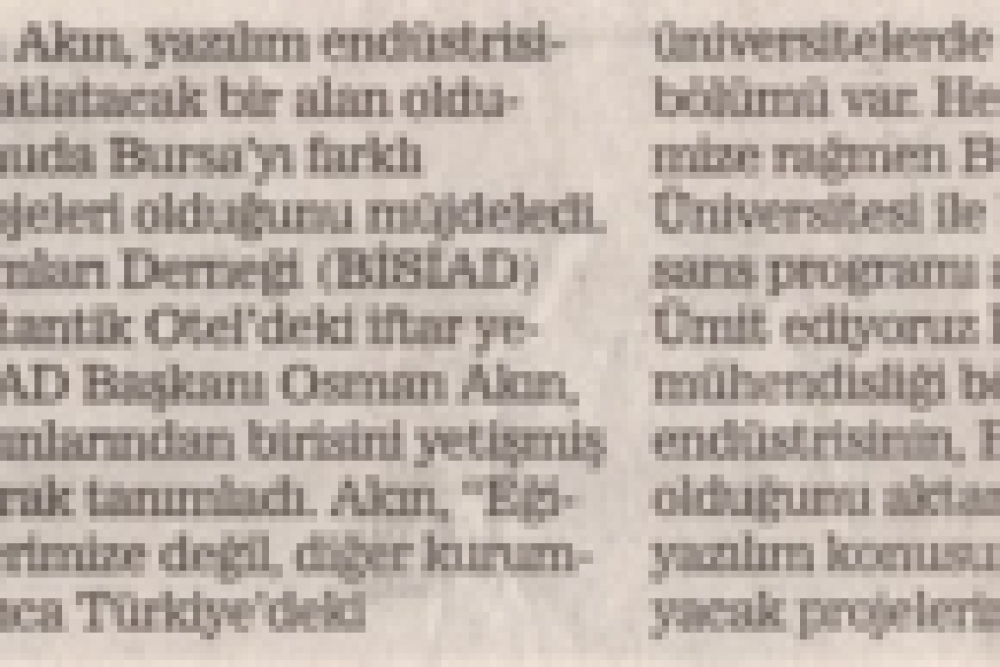 Bilişim Sektörü İftarda Buluştu