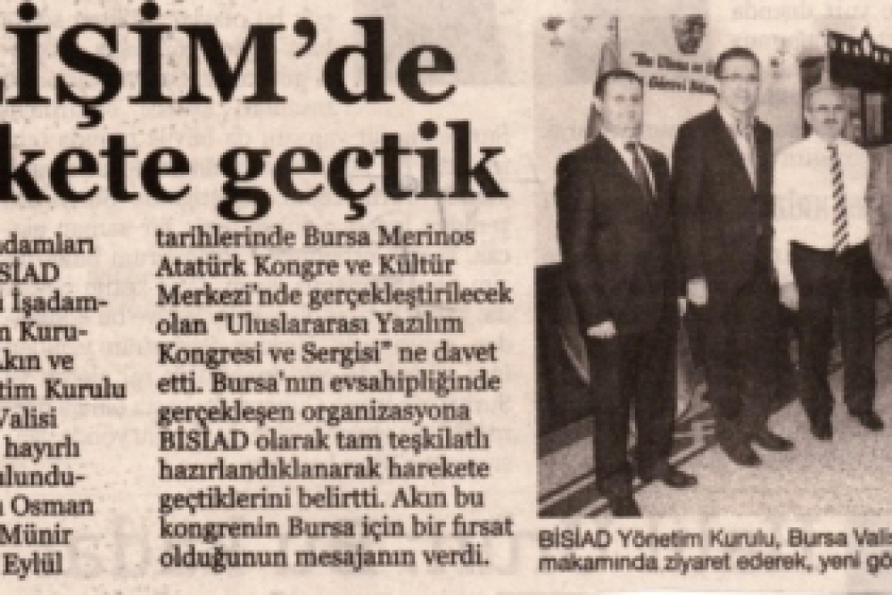 'BİLİŞİM'de Harekete Geçtik 