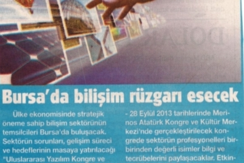 Bursa'da Bilişim rüzgarı Esecek 