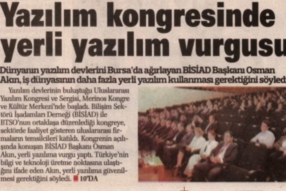 Yazılım Kongresinde Yerli Yazılım Vurgusu 