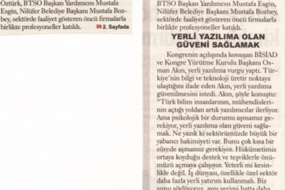 Yazılım Kongresi Başladı 