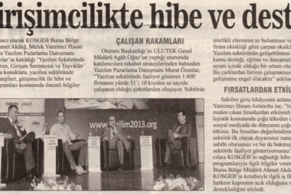 Girişimcilikte Hibe Ve Destek 