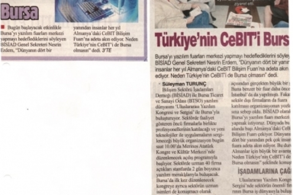 Türkiye'nin CeBIT'i Bursa
