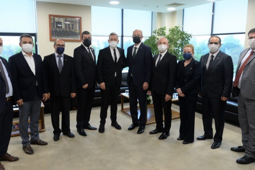 BTSO Başkanı Sayın İbrahim BURKAY’ı Makamında Ziyaret Ettik.