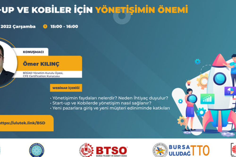 Start-up ve Kobiler İçin Yönetişimin Önemi Konulu Webinar’a Davetlisiniz.