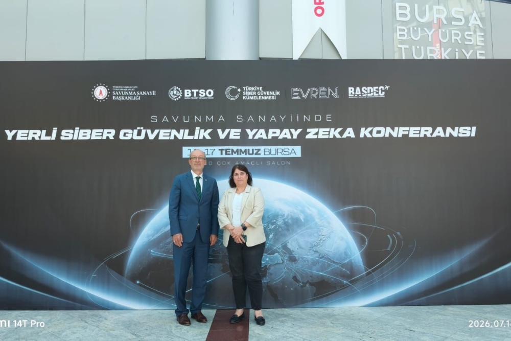 Savunma Sanayisinde Yerli Siber Güvenlik ve Yapay Zeka Konferansı'na katıldık