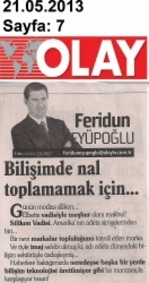 Bilişimde Nal Toplamamak İçin... 
