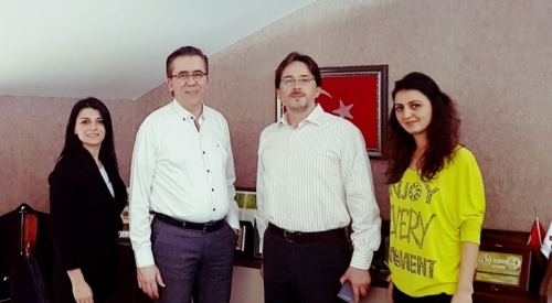 MARSİFED Başkanı İhsan Karademirler Yönetim Kurulu Başkanımız Osman Akın'a ziyarette bulundu.