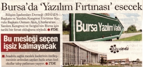Bursa'da 'Yazılım Fırtınası' Esecek.