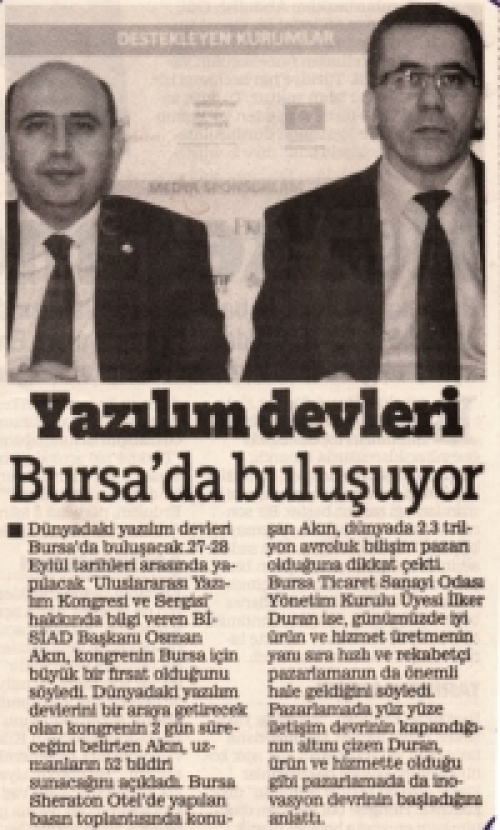 Yazılım Devleri Bursa'da Buluşuyor