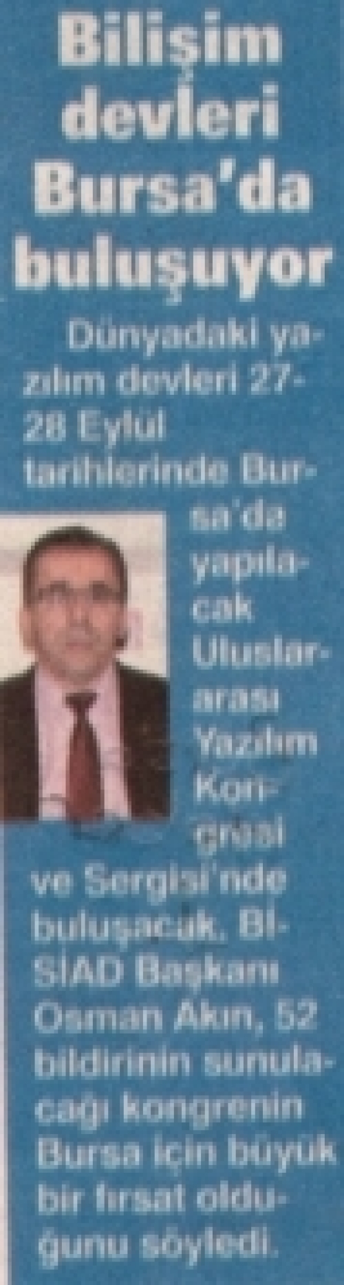 Bilişim Devleri Bursa'da Buluşuyor 