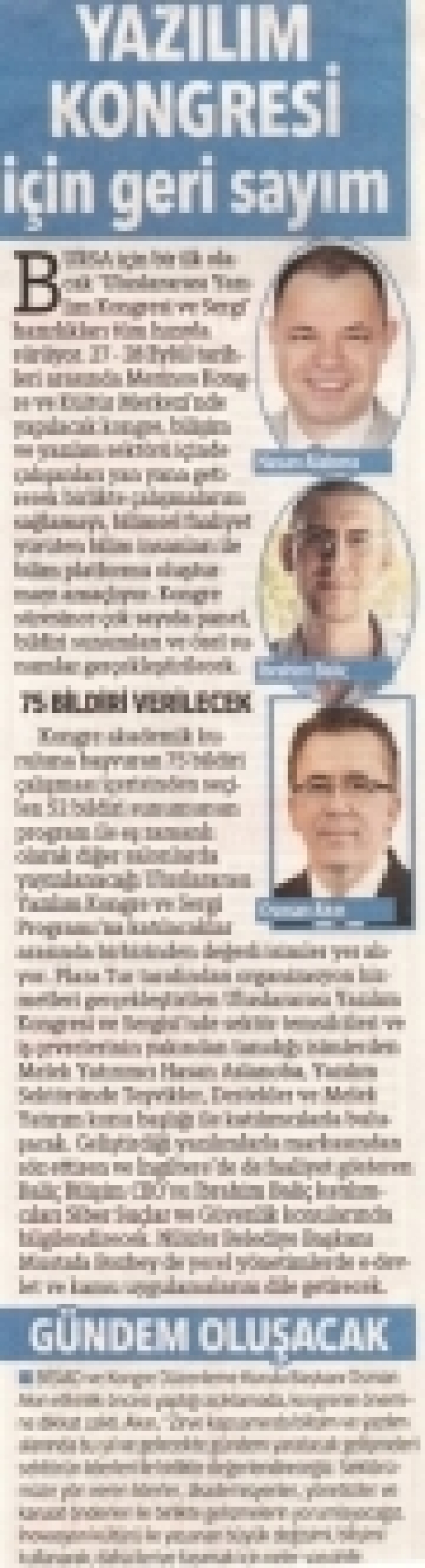 Yazılım Kongresi İçin Geri Sayım