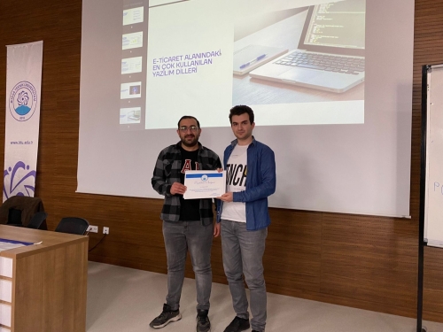 E-Ticaret Seminerimiz Gerçekleştirildi.