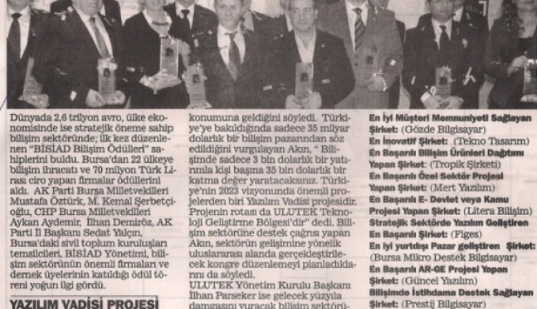 Bilişim Ödülleri Sahiplerini Buldu 