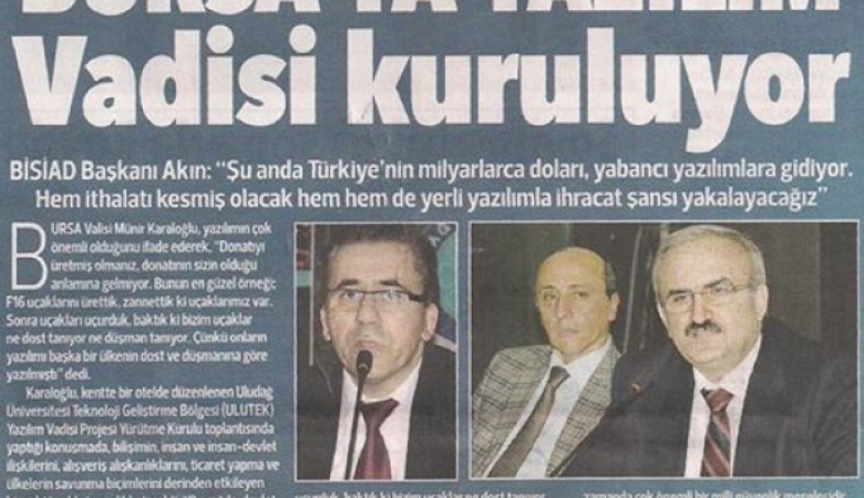 Bursa'ya Yazılım Vadisi Kuruluyor