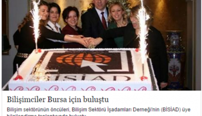 Bilişimciler Bursa İçin Buluştu... 