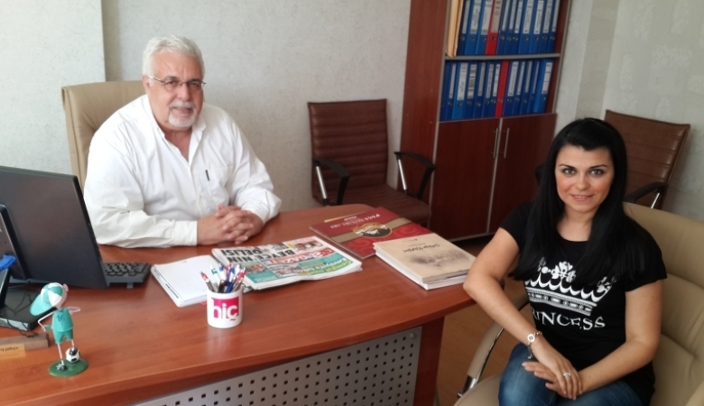 A Gazete Köşe Yazarı Osman Gürçay'ı Ziyaret Ettik. 