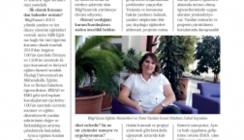 Nota Yazılım Genel Müdürü Zuhal Soyaslan:Yazılımda Katma Değer Büyük!