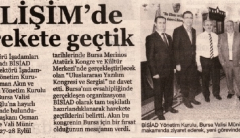 'BİLİŞİM'de Harekete Geçtik 