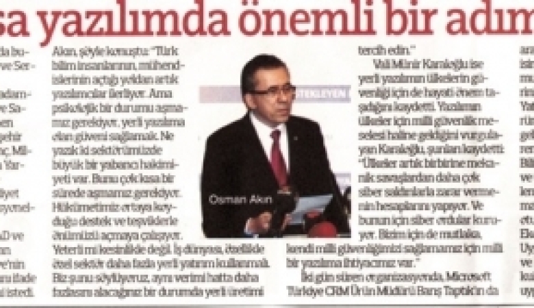Bursa Yazılımda Önemli Bir Adım Attı 