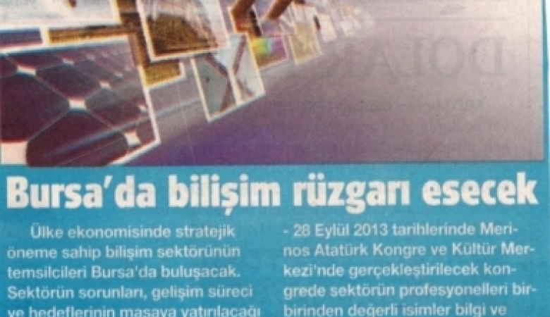 Bursa'da Bilişim rüzgarı Esecek 