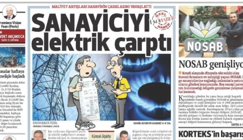 Başkanımız Sn. Idris Doğrul'un ve Bursalı Sanayicilerin EkoHaber Gazetesi'ne Yansıyan Röportajı.... 