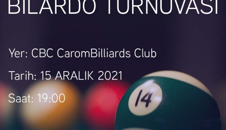 BİSİAD Bilardo Turnuvası Başlıyor!