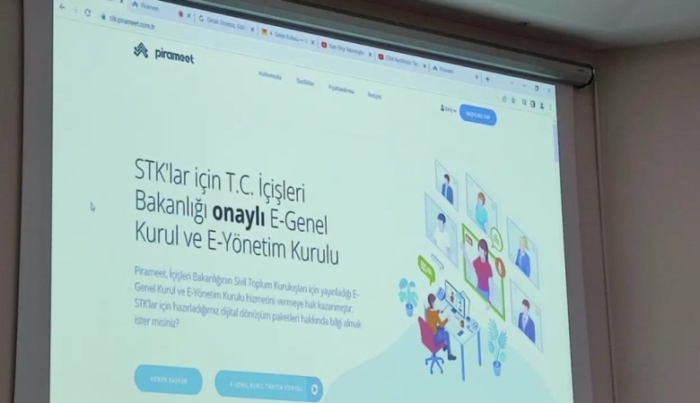 STK'lar için e-Genel Kurul ve e-Yönetim Kurulu Bilgilendirme Toplantısına Katıldık.