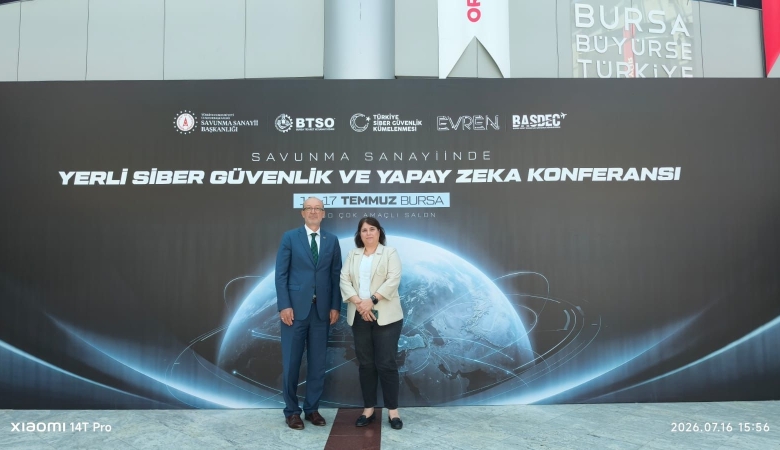 Savunma Sanayisinde Yerli Siber Güvenlik ve Yapay Zeka Konferansı'na katıldık